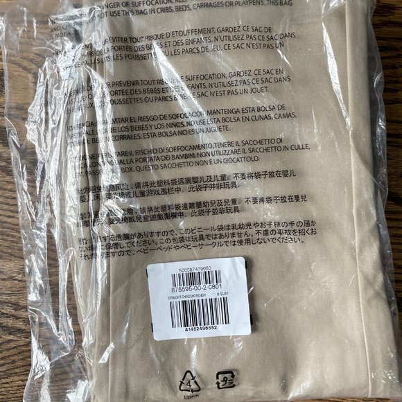 NWT Old Navy boys Straight Built-in Flex Uniform pants - 8 Slim - 2 pack - Picture 2 of 2